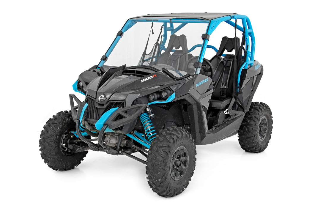 Rough Country 98131830 Can-Am Full Scratch Resistant Front Windshield 13-18 Can-Am Maverick Rough Country - Truck Part Superstore