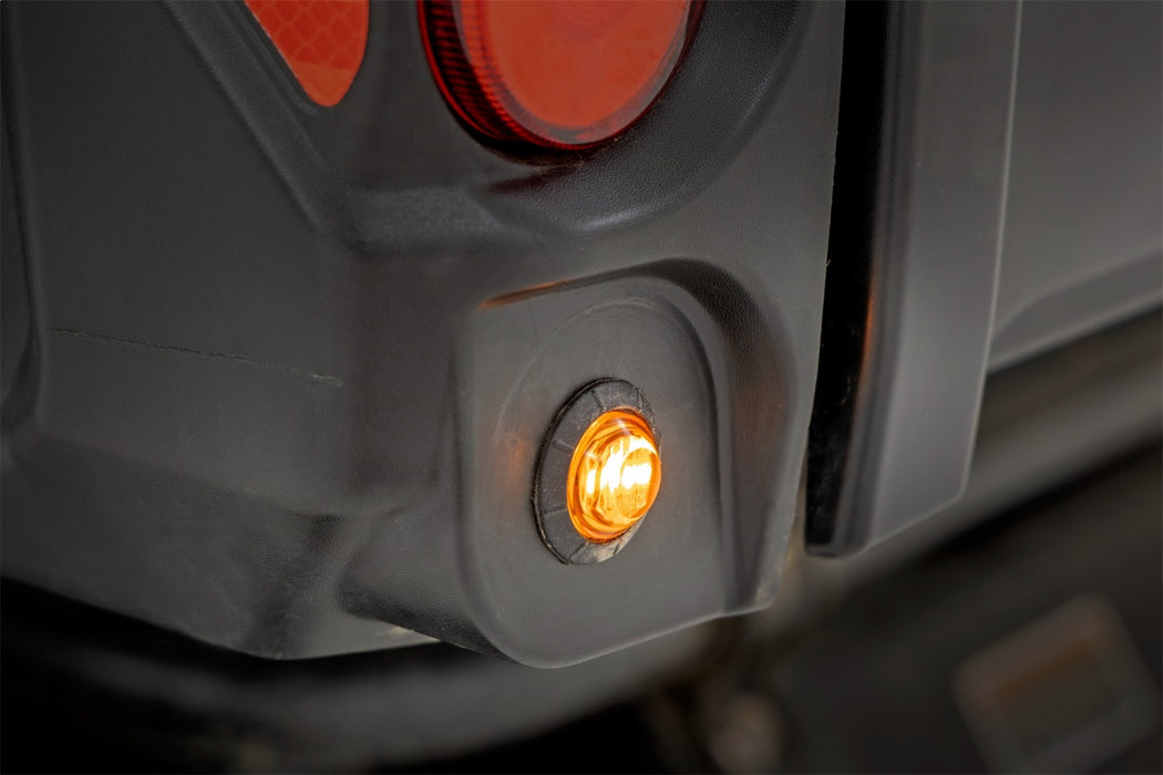 Rough Country 99205 UTV Aluminum Side Mirrors Blinker Kit 1.5-2 Roll Cage Universal Rough Country - Truck Part Superstore