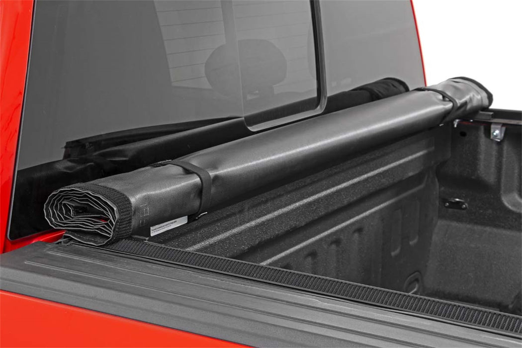 Rough Country 48419550 Soft Roll Up Bed Cover 5.7 Foot Bed 07-21 Toyota Tundra 2WD/4WD Rough Country - Truck Part Superstore