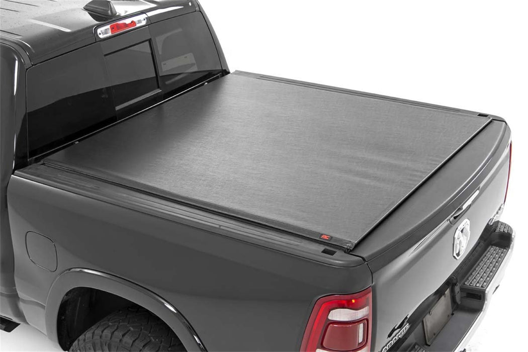 Rough Country 48320550 RAM Soft Roll-Up Bed Cover 5 Foot 5 Inch Bed For 19-Pres RAM 1500 Rough Country - Truck Part Superstore