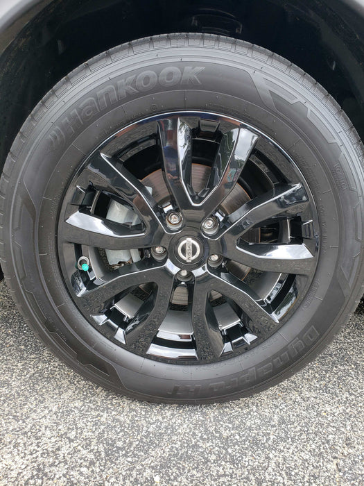 Coast To Coast IWCIMP433BLK 17 Inch; 5 V Spoke; Gloss Black; Plastic; Set Of 4 - Truck Part Superstore