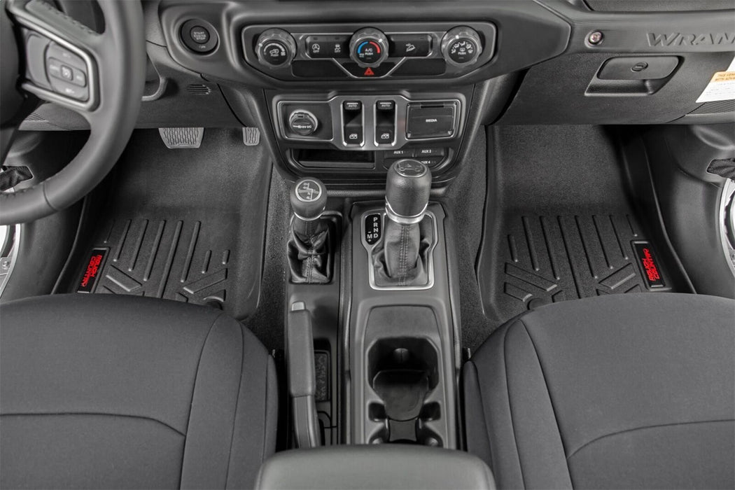 Rough Country M-6150 Heavy Duty Floor Mats Front-18-20 Jeep JL, Gladiator JT Rough Country - Truck Part Superstore