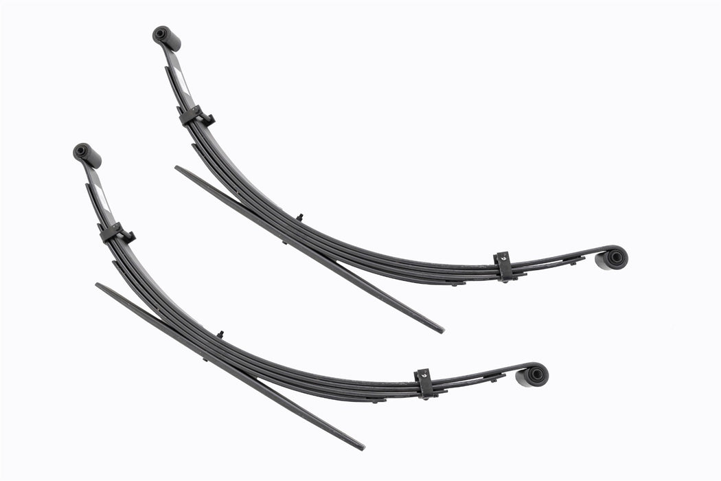 Rough Country 8034KIT Rear Leaf Springs 4 Inch Lift Pair 70-89 Dodge W100 Truck/70-80 W200 Truck 4WD Rough Country - Truck Part Superstore