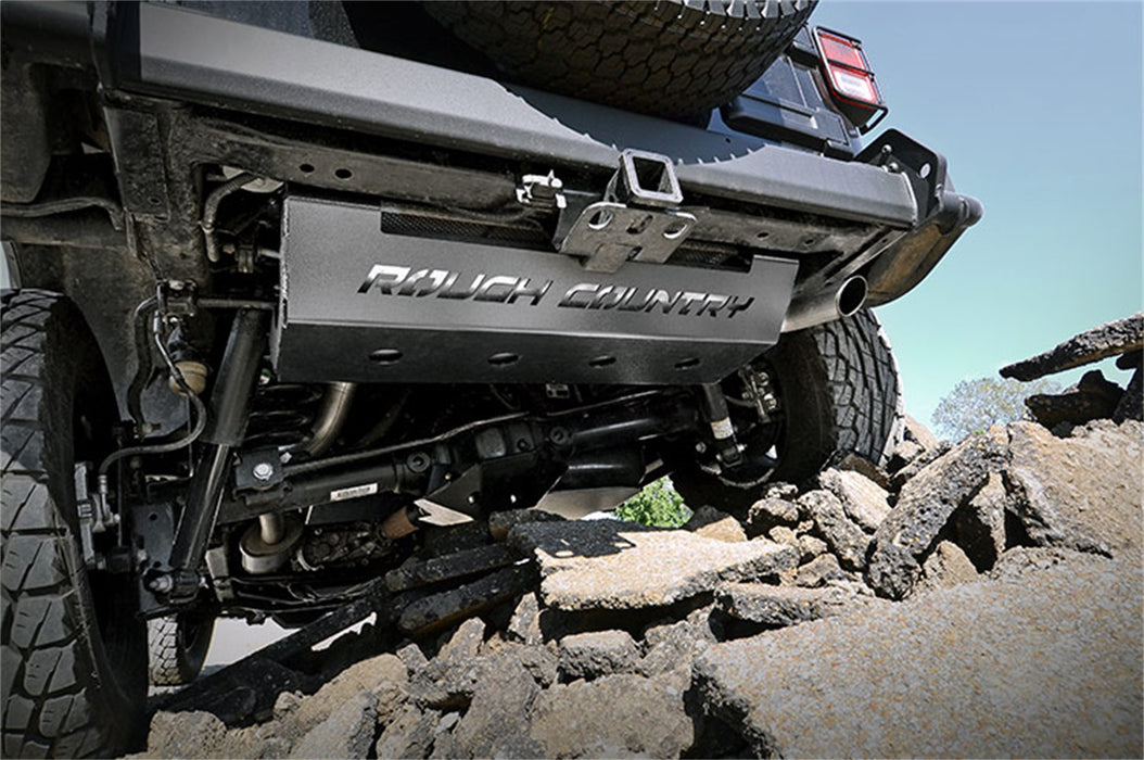 Rough Country 779 Jeep Muffler Skid Plate 07-18 Wrangler JK Rough Country - Truck Part Superstore