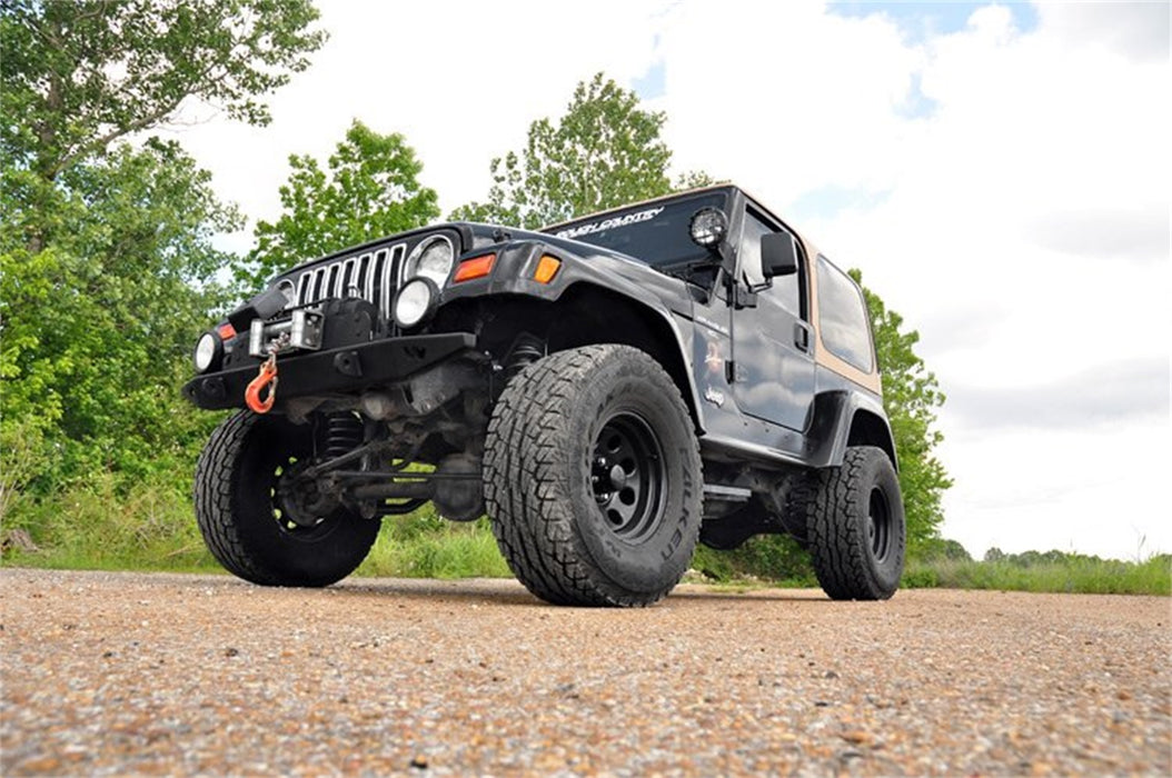 Rough Country 90777 4 Inch Lift Kit V2 03-06 Jeep Wrangler TJ 4WD Rough Country - Truck Part Superstore