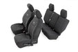 Rough Country 91003 Jeep Neoprene Seat Cover Set Black 11-12 Wrangler JK Unlimited Rough Country - Truck Part Superstore