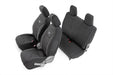 Rough Country 91005 Jeep Neoprene Seat Cover Set Black 07-10 Wrangler JK 2 Door Rough Country - Truck Part Superstore