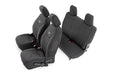 Rough Country 91006 Jeep Neoprene Seat Cover Set Black 11-12 Wrangler JK 2 Door Rough Country - Truck Part Superstore