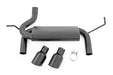 Rough Country 96002A Jeep Dual Outlet Performance Exhaust - Black 07-18 Wrangler JK Rough Country - Truck Part Superstore