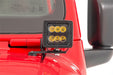 Rough Country 70052DRL Jeep JL/Gladiator 2 Inch LED Lower Windshield Kit Black Series w/White DRL For 18-Pres Wrangler JL/20-Pres Gladiator Rough Country - Truck Part Superstore