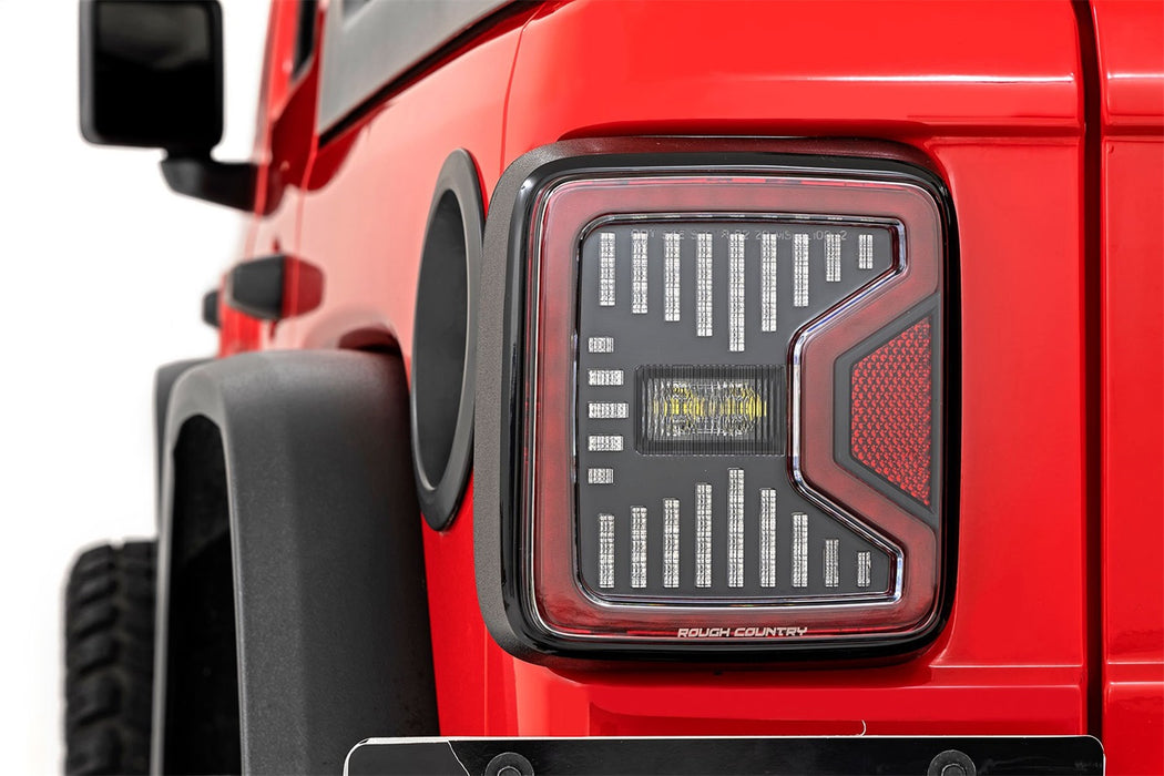 Rough Country RCH5900 LED Tail light 18-22 Jeep Wrangler JL 4WD Rough Country - Truck Part Superstore