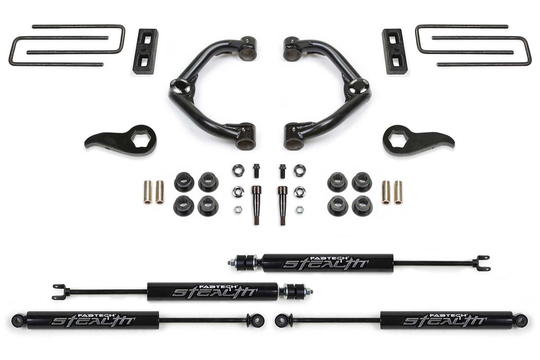 Fabtech K1181M Uniball UCA Lift System w/Shocks - Truck Part Superstore