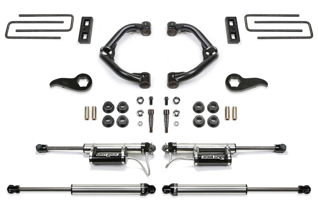 Fabtech K1182DL Uniball UCA Lift System w/Shocks - Truck Part Superstore