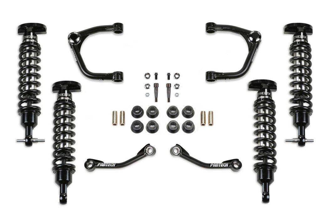 Fabtech K1187DL Uniball UCA Lift System w/Shocks; 3 in. LIft; w/Dirt Logic 2.5 Front/Rear; - Truck Part Superstore
