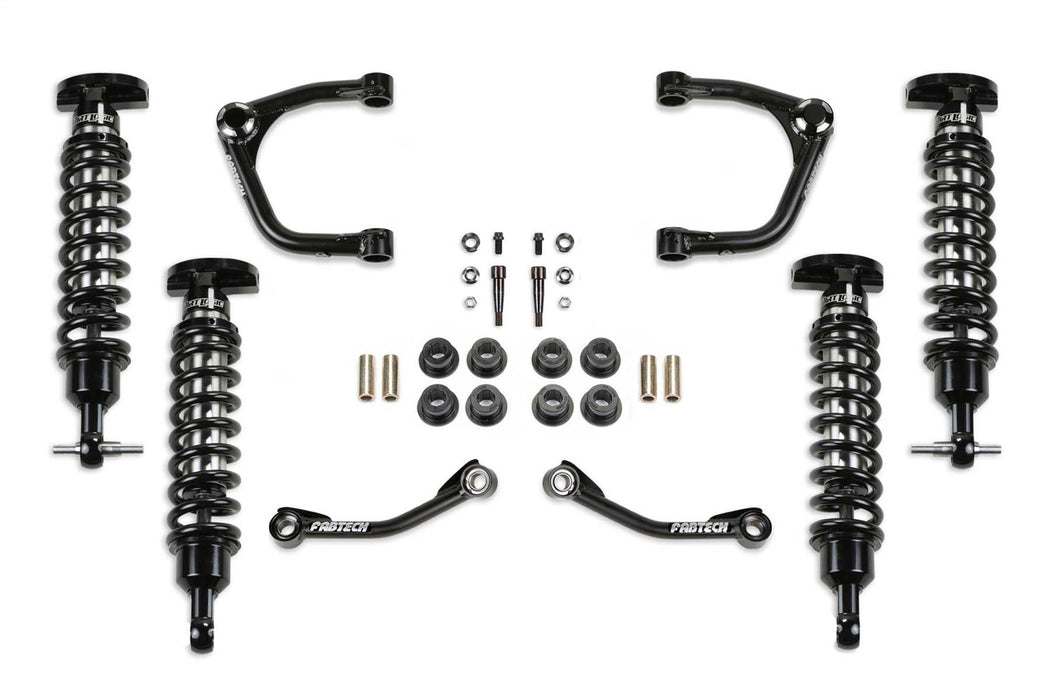 Fabtech K1187DL Uniball UCA Lift System w/Shocks; 3 in. LIft; w/Dirt Logic 2.5 Front/Rear; - Truck Part Superstore