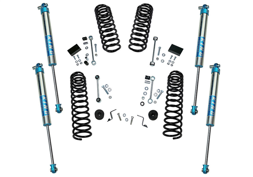 Superlift K185KG Dual Rate Coil 2.5in. Lift Kit w/KING 2.0 Shocks-18-22 Wrangler JL-2Dr - Truck Part Superstore