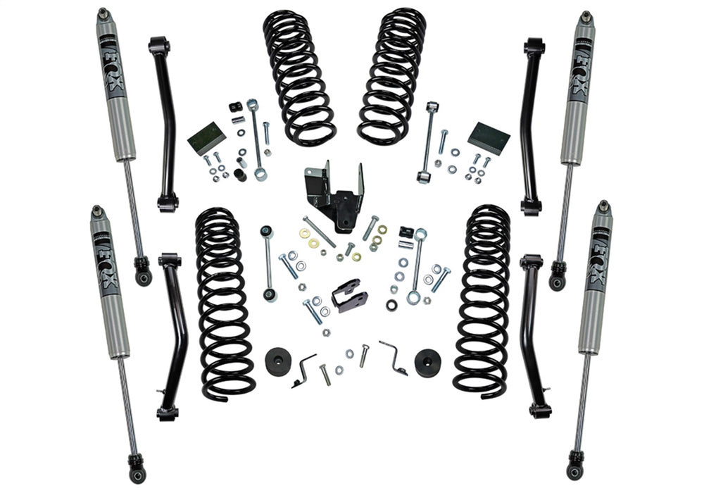 Superlift K184F 4in. Dual Rate Coil Lift Kit w/Fox Shocks-18-22 Wrangler JL-4Dr - Truck Part Superstore