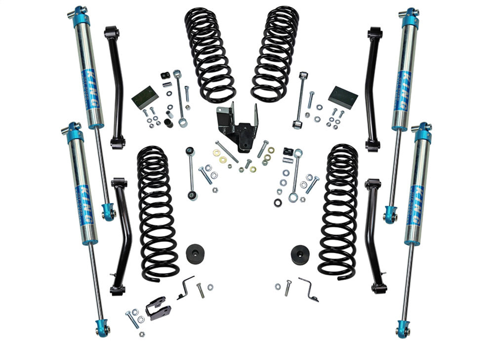 Superlift K186KG Dual Rate Coil 4in. Lift Kit w/KING 2.0 Shocks-18-22 Wrangler JL-2Dr - Truck Part Superstore