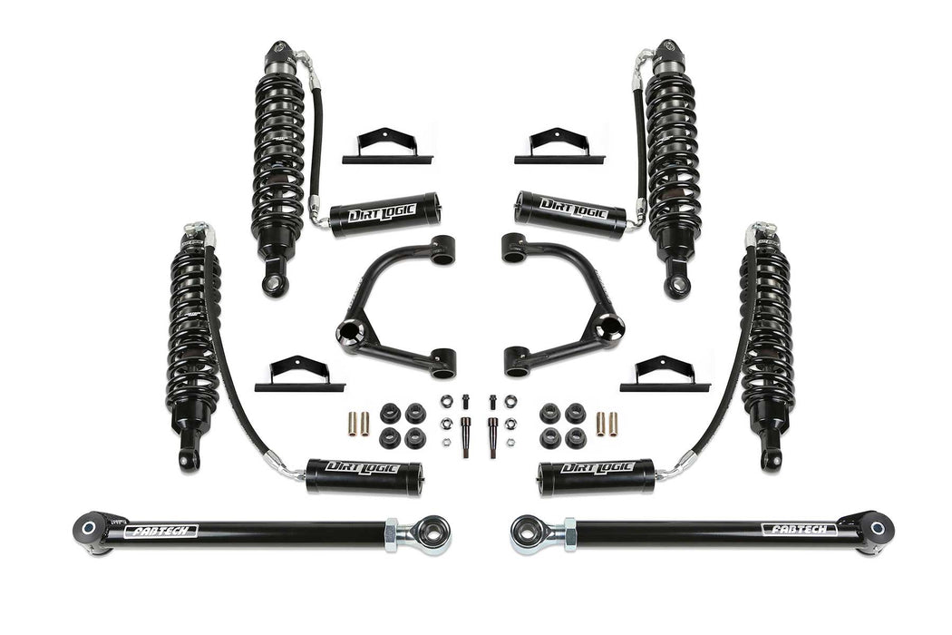 Fabtech K2378DL Uniball UCA Lift System w/Shocks - Truck Part Superstore