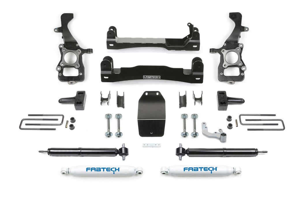 Fabtech K2386 Basic Lift System w/Shocks; 4 in. Lift; w/Rear Performance Shocks; - Truck Part Superstore