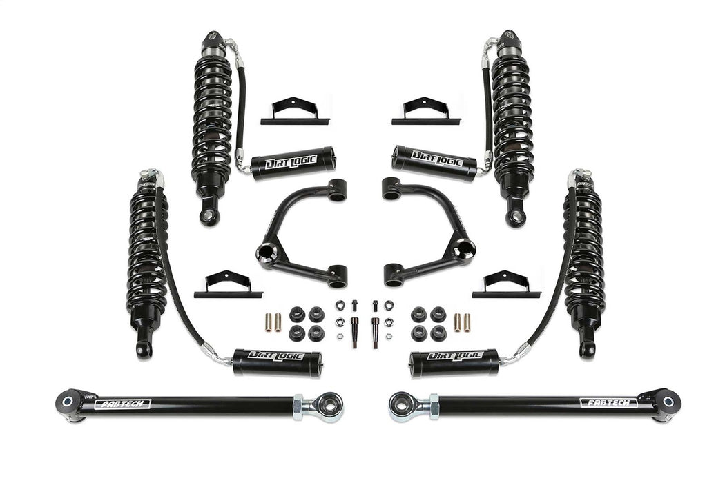Fabtech K2389DL Uniball UCA Lift System w/Shocks - Truck Part Superstore