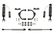 Fabtech K3172DL Uniball UCA Lift System w/Shocks - Truck Part Superstore
