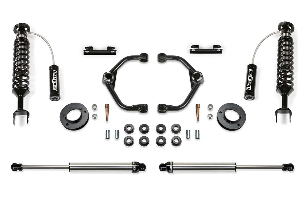 Fabtech K3172DL Uniball UCA Lift System w/Shocks - Truck Part Superstore