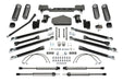 Fabtech K4057DL Long Arm Kit; Rear; 3-5 in. Lift; - Truck Part Superstore