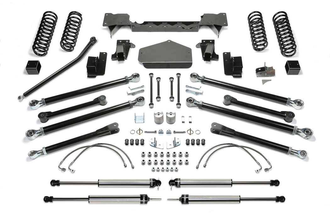 Fabtech K4058DL Adjustable Track Bar; Front; For 1.75-5 in Lift.; Chromoly; - Truck Part Superstore