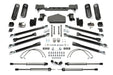 Fabtech K4072DL Long Arm Kit; Rear; 3-5 in. Lift; - Truck Part Superstore