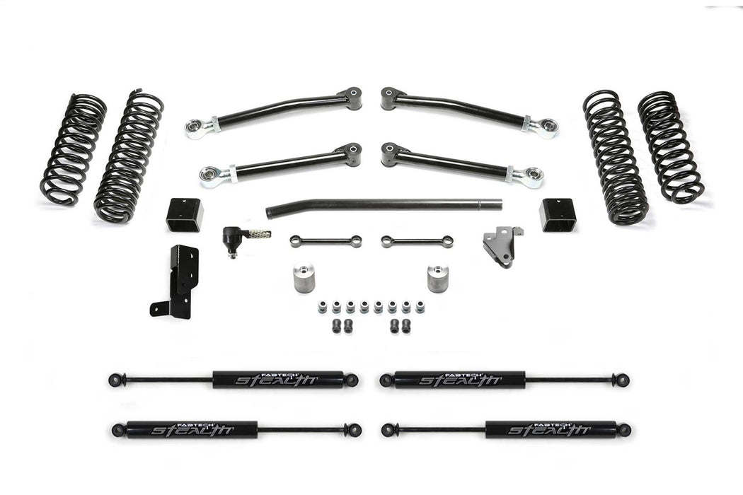 Fabtech K4140M Trail Lift System; 5 in. Lift; w/Stealth Shocks; - Truck Part Superstore