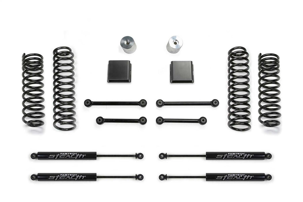 Fabtech K4163M Sport II Lift System; 3 in. Lift; w/Stealth; For PN[FTS24243/FTS6349/FTS6333]; - Truck Part Superstore