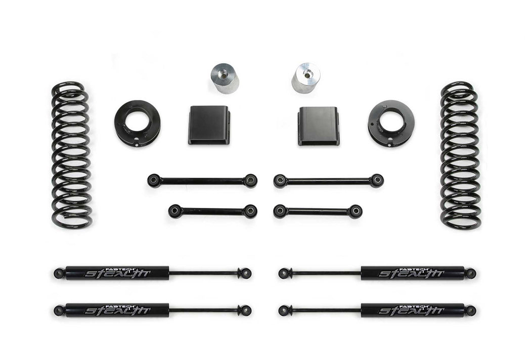 Fabtech K4190M Sport Lift System w/Shock; 3 in. w/Stealth Shocks; - Truck Part Superstore