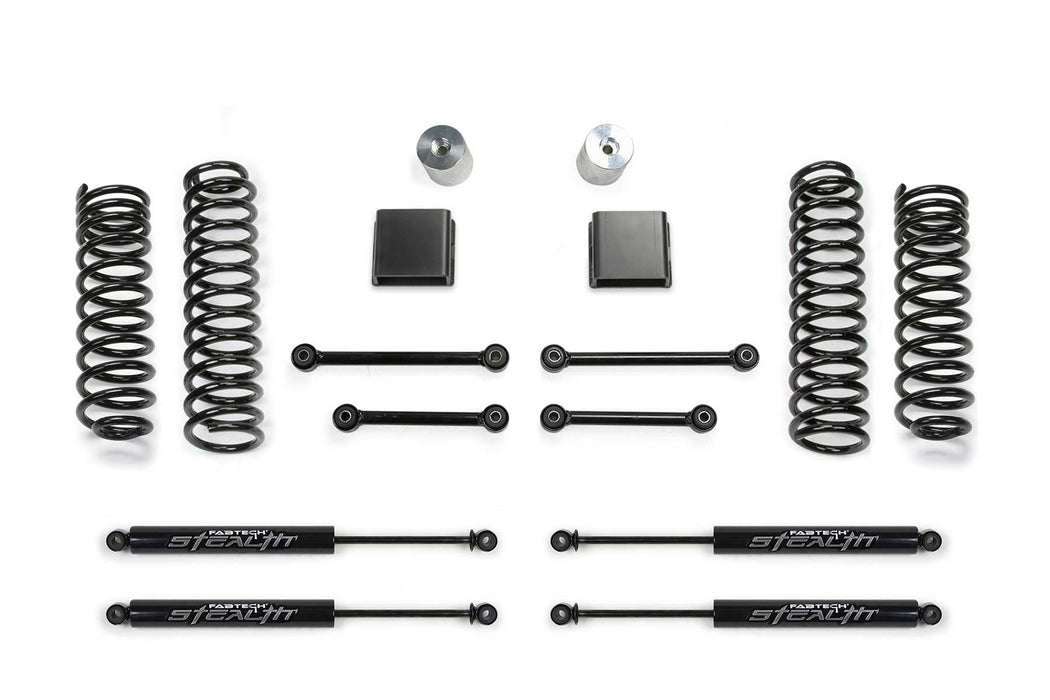 Fabtech K4193M Sport II Lift System; 3 in. w/Stealth Shocks; - Truck Part Superstore