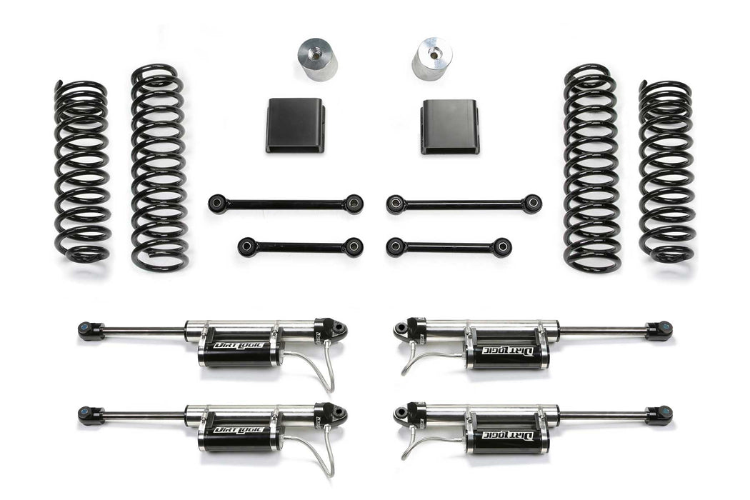 Fabtech K4194DL Sport II Lift System; 3 in. w/2.25DLSS Resi.; w/Drag Link Kit; - Truck Part Superstore