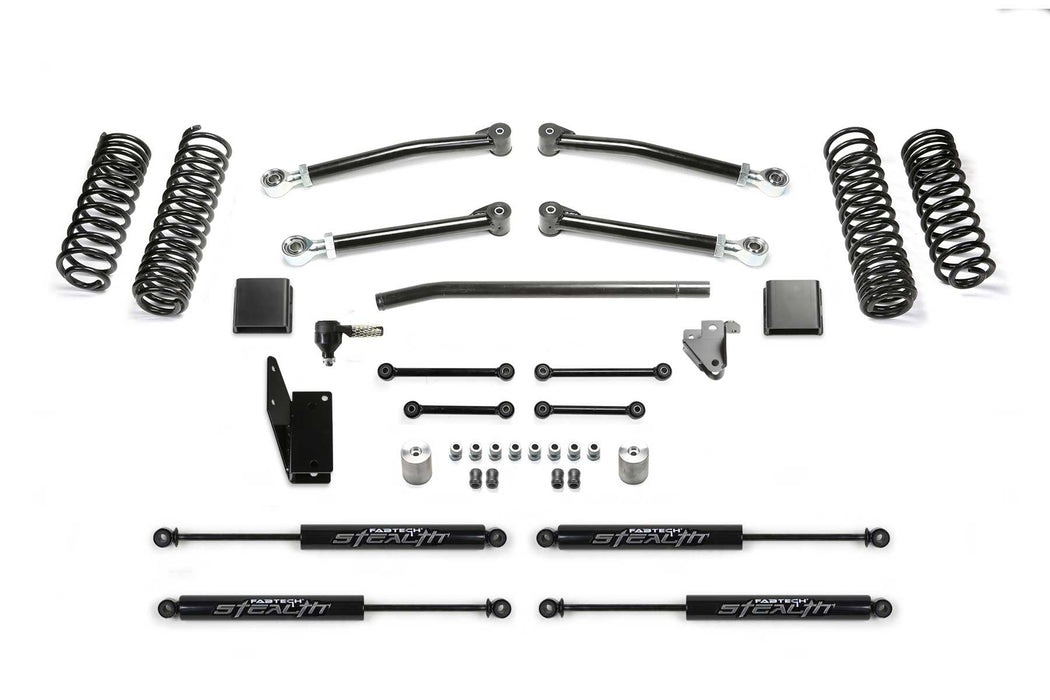 Fabtech K4197M Trail Lift System; 5 in. w/Stealth Shocks; w/Drag Link/Trail Kit; - Truck Part Superstore