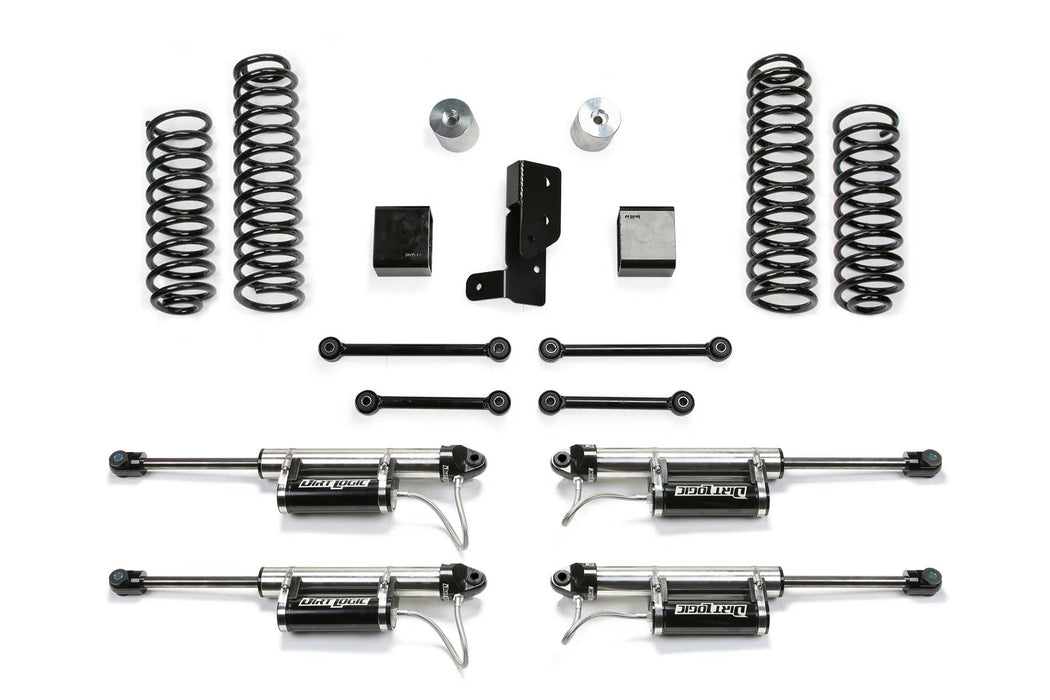 Fabtech K4201DL Sport Lift System w/Shock; 3 in. w/2.25DLSS Resi.; - Truck Part Superstore