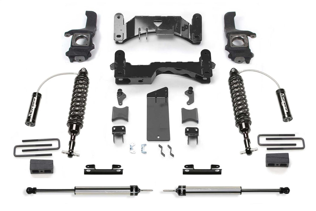 Fabtech K7078DL Performance Lift System w/Shocks; 4 in. Lift; w/Dirt Logic 2.5 Resi Coilover; - Truck Part Superstore