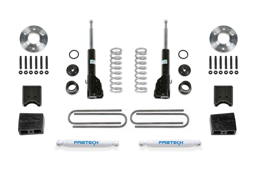 Fabtech K9000 Coil Assist Kit; 1.5 in.; Front Bilstein B4 Struts And Rear Performance Shocks; - Truck Part Superstore