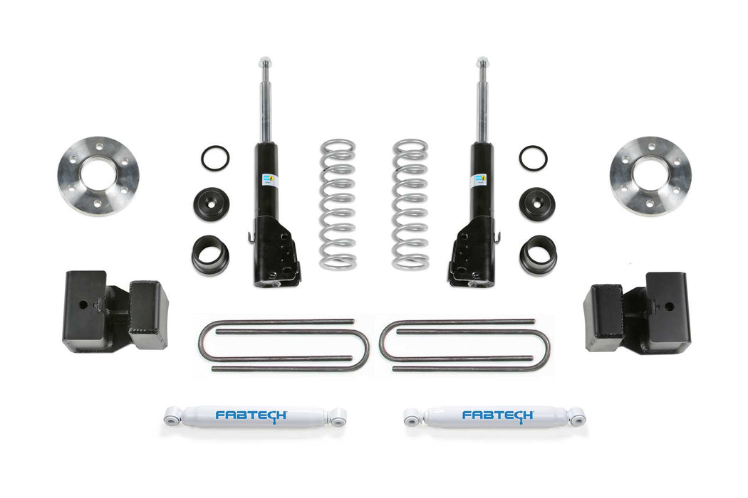 Fabtech K9007 Coil Assist Kit; 1.5 in.; Front Bilstein B4 Struts & Rear Performance Shocks; - Truck Part Superstore