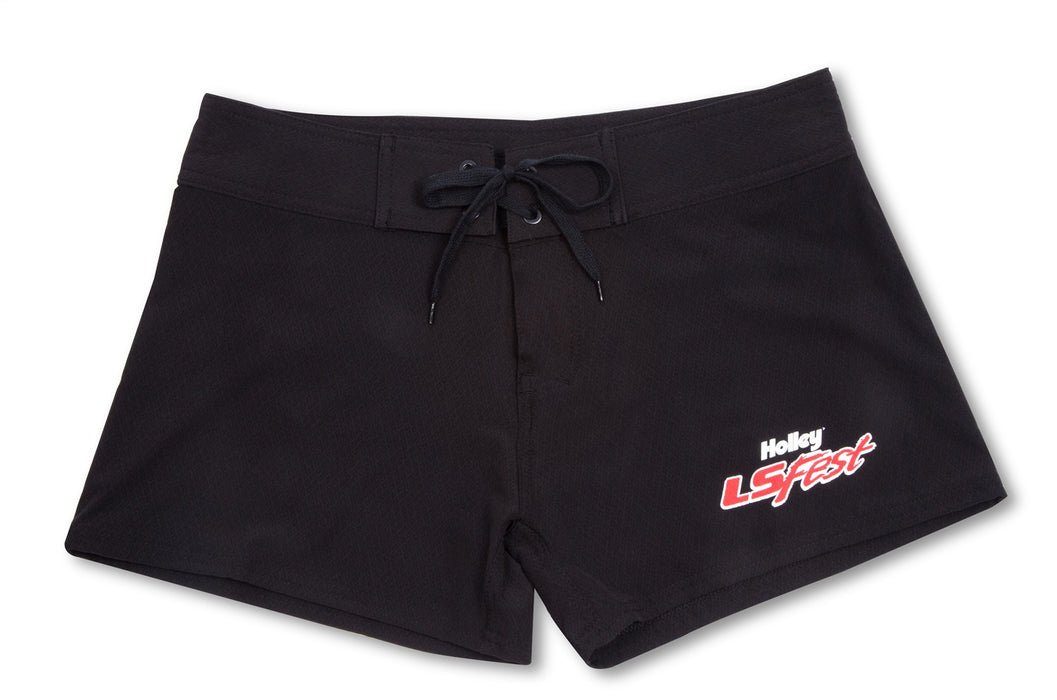 Holley 10191-LGHOL LS Fest Ladies Shorts; Large; Black; [Available While Supplies Last]; - Truck Part Superstore