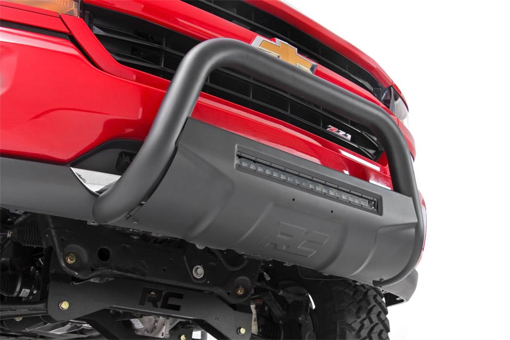 Rough Country B-F2017 Ford 17-20 F-250 Bull Bar w/LED Light Bar Black Rough Country - Truck Part Superstore