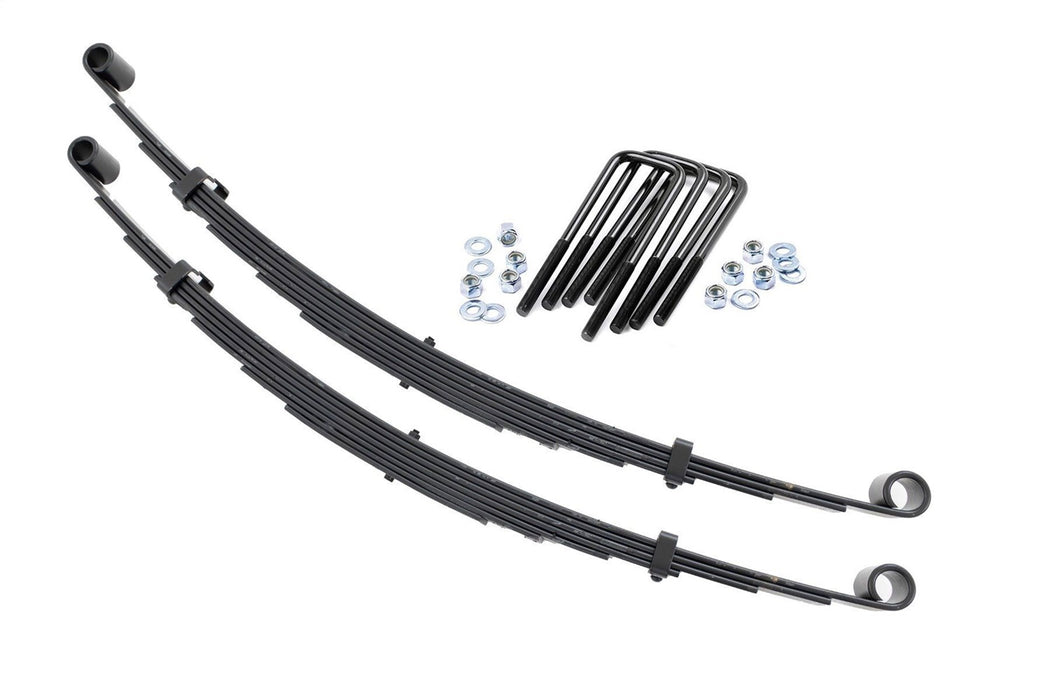 Rough Country 8013Kit Front Leaf Springs - 4" Lift - Pair - Ford F-250 4WD (1977-1979) - Truck Part Superstore