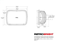 Holley LFRB130 Holley Retrobright LED Headlight - Truck Part Superstore
