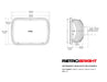Holley LFRB150 Holley Retrobright LED Headlight - Truck Part Superstore