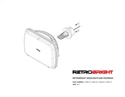 Holley LFRB110 Holley Retrobright LED Headlight - Truck Part Superstore