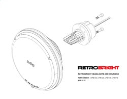 Holley LFRB105 Holley Retrobright LED Headlight - Truck Part Superstore