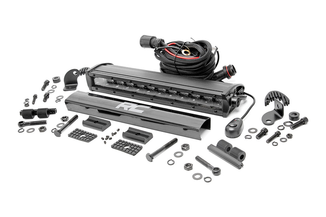 Rough Country 70712BL 12 Inch CREE LED Light Bar Single Row Black Series Rough Country - Truck Part Superstore
