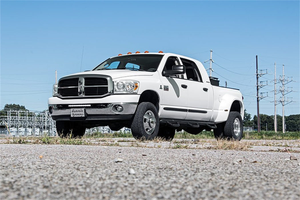 Rough Country 70568BL Dodge Hidden Bumper Kit w/ 20-Inch LED Light Bar Black Series 03-18 Ram 2500/3500 Rough Country - Truck Part Superstore