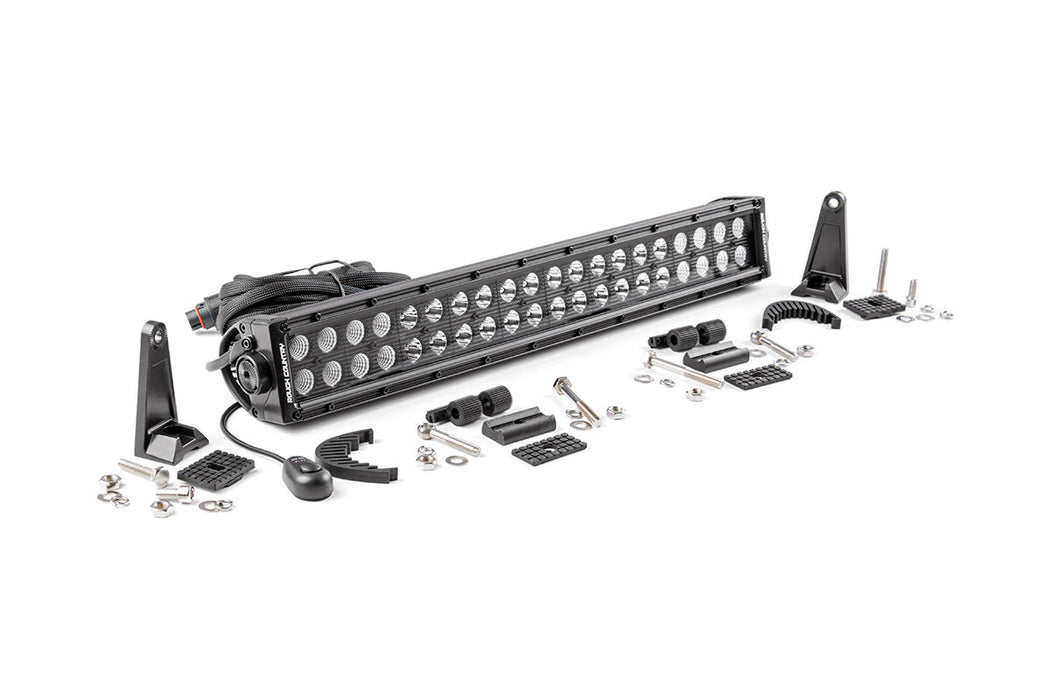Rough Country 70920BL 20 Inch CREE LED Light Bar Dual Row Black Series Rough Country - Truck Part Superstore